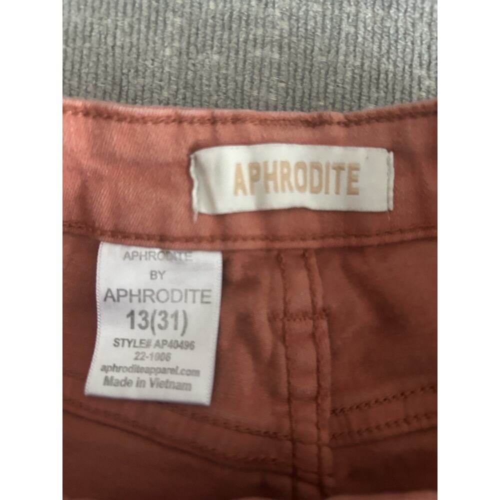 Hot Topic Aphrodite 31 Orange Cargo Pants Wide Leg Baggy Vtg Goth Y2K Grunge Emo - Picture 5 of 10
